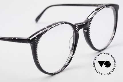 Alain Mikli 901 / 299 Panto Frame Black Crystal, NO RETRO eyewear, but an old Original from 1989, Made for Men and Women