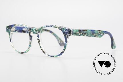 Alain Mikli 903 / 391 Panto Frame Green Patterned, inspired by the 1960's 'Tart Optical Arnel' frames, Made for Men and Women