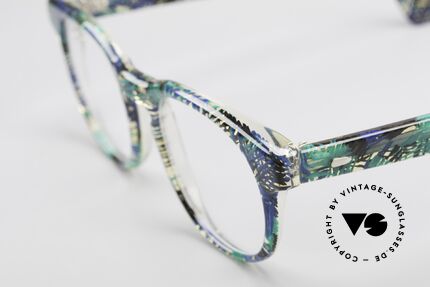 Alain Mikli 903 / 391 Panto Frame Green Patterned, handmade quality: green/blue/black/clear marbled, Made for Men and Women
