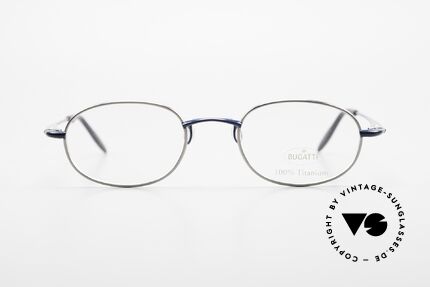 Bugatti 19062 Men's Titanium Eyeglasses 90's, outstanding craftsmanship (lightweight 14g frame), Made for Men