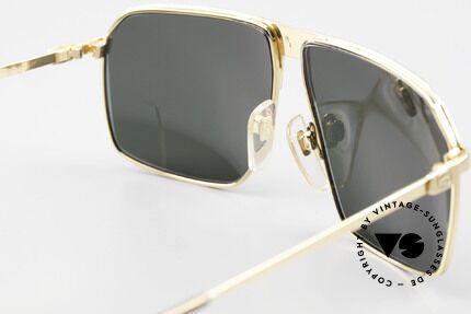 Gucci GG41 22kt Gold-Plated Sunglasses, NO RETRO fashion, but real 1980's retail commodity, Made for Men