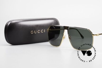Gucci GG41 22kt Gold-Plated Sunglasses, Size: large, Made for Men