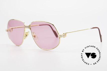 Sunglasses Cartier Panthere G.M. M Pink Glasses With Chanel Case