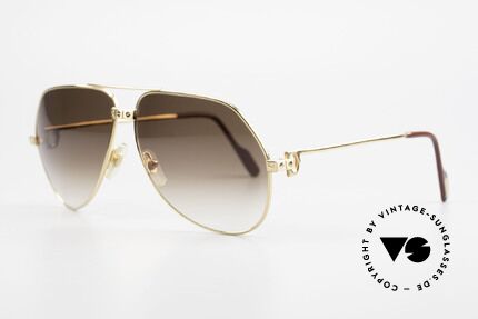 Cartier Vendome Santos - L Special Edition Fully Gold, fully 22ct GOLD-PLATED frame (even the Santos screws), Made for Men
