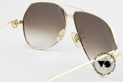 Cartier Vendome Santos - L Special Edition Fully Gold, 2nd hand vintage model in an absolutely mint condition, Made for Men