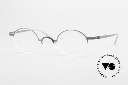 Lindberg 7005 Strip Titan Round Titanium Frame Unisex, LINDBERG Strip Titanium eyeglass-frame; size 41-28, Made for Men and Women
