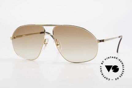 Dunhill 6125 Gold Plated Aviator Frame 90's, LUXURY vintage sunglasses by A. DUNHILL from 1990, Made for Men