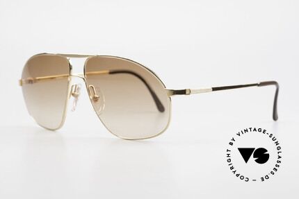 Dunhill 6125 Gold Plated Aviator Frame 90's, hardgold-plated and BARLEY: hundreds of minute facets, Made for Men