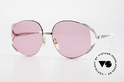 Christian Dior 2387 Ladies Pink 80's Sunglasses, flashy Chr. Dior designer sunglasses from 1989, Made for Women