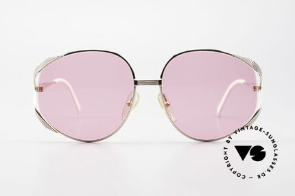 Christian Dior 2387 Ladies Pink 80's Sunglasses, feminine elegant design with oversized lenses, Made for Women