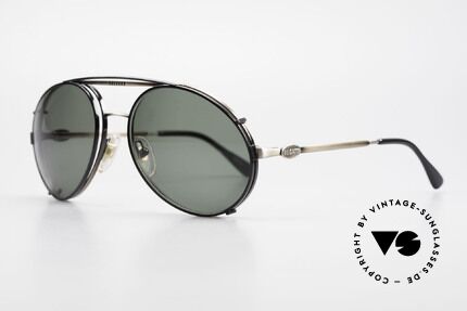 Bugatti 65282 Vintage Men's Glasses 1980's, eyeglass-frame with practical clip; size 56mm, Made for Men Bugatti 65282 Vintage Men's Glasses 1980's, eyeglass-frame with practical clip; size 56mm, Made for Men