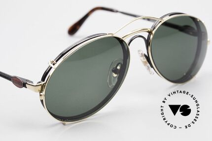 Bugatti 03327 Men's 80's Eyeglasses Clip On, unworn (like all our vintage Bugatti designer shades), Made for Men