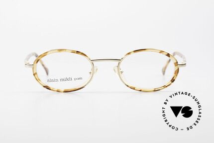 Alain Mikli 2690 / 03157 Oval Vintage Designer Frame, costly combination of materials & complex coloration, Made for Men and Women