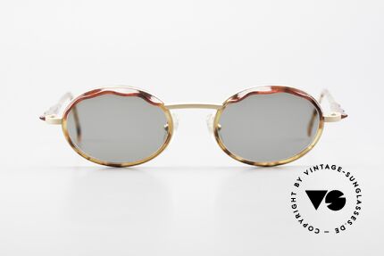 Alain Mikli 2149 / 04001 Oval Vintage Ladies Shades, costly combination of materials & complex coloration, Made for Women