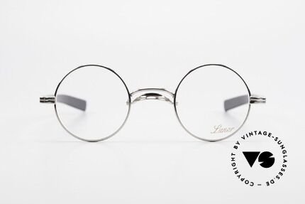 Lunor Swing A 31 Round Swing Bridge Vintage Glasses, FRAME is PLATINUM-PLATED'; truly sophisticated specs, Made for Men and Women