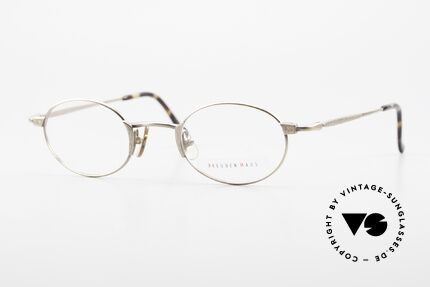 Freudenhaus Zaki Oval Titan Vintage Glasses, vintage designer glasses by FREUDENHAUS, Munich, Made for Men and Women