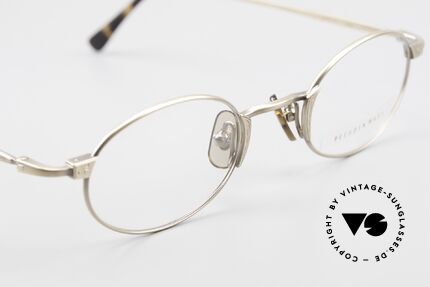 Freudenhaus Zaki Oval Titan Vintage Glasses, unworn (like all our rare vintage designer eyeglasses), Made for Men and Women