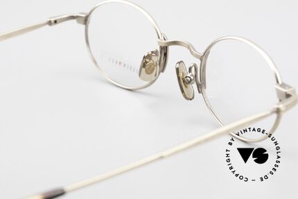 Freudenhaus Zaki Oval Titan Vintage Glasses, Size: medium, Made for Men and Women