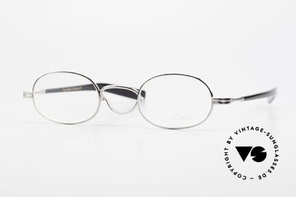 Lunor Swing A 36 Oval Swing Bridge Vintage Glasses, LUNOR: shortcut for French "Lunette d'Or" (gold glasses), Made for Men and Women