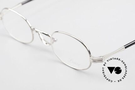 Lunor Swing A 36 Oval Swing Bridge Vintage Glasses, swing bridge = homage to the antique glasses from 1900, Made for Men and Women