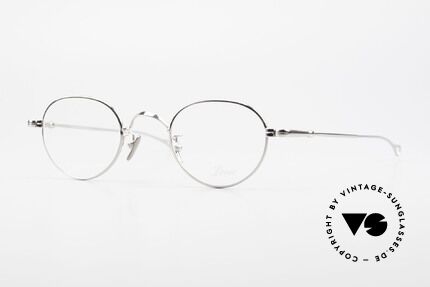 Lunor V 107 Titanium Panto Eyeglasses Details