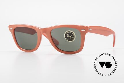 Ray Ban Wayfarer I Old Original 80's USA Wayfarer, Wayfarer: the downright classic of sunglass fashion, Made for Men and Women