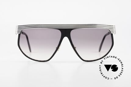 Alpina G86 No Retro Shades True 1980's, conspicuous frame design with ornamenting details, Made for Men and Women