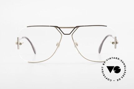 Cazal 722 Creative Specs From 1984, very special frame construction; semi-rimless, Made for Men