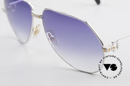 Cartier Vendome Santos - L Customized Silver Edition, you won't find this color-combination somewhere else!, Made for Men