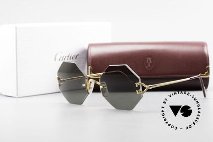 cartier octagon glasses