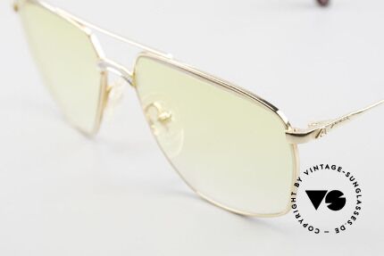 Alpina FM80 Yellow Gradient Sun Lenses, unworn, one of a kind (like all our vintage Alpina specs), Made for Men