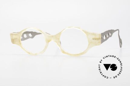 Theo Belgium Eye-Witness BK38 Avant-Garde Designer Glasses Details