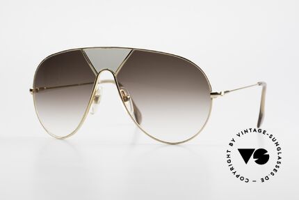 Alpina TR3 Miami Vice Style Sunglasses, legendary Alpina 1980's designer aviator sunglasses, Made for Men