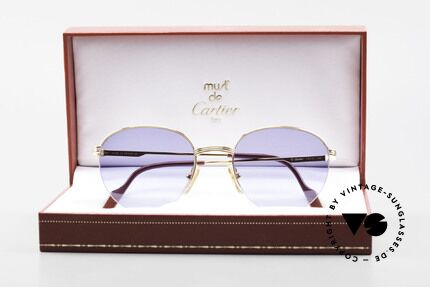 Cartier Colisee Round Luxury Sunglasses 90's, NO retro sunglasses; an old original from app. 1995!, Made for Men and Women
