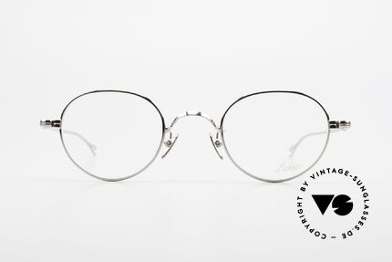 Lunor V 108 Panto Frame Platinum Plated, without ostentatious logos (but in a timeless elegance), Made for Men