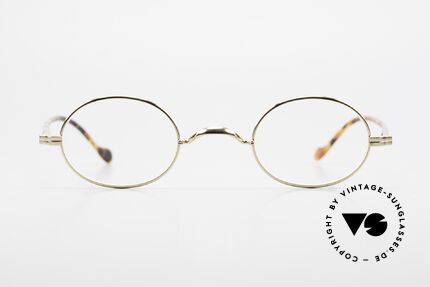 Lunor II A 10 Oval Vintage Frame Gold Plated, traditional German brand; quality handmade in Germany, Made for Men and Women
