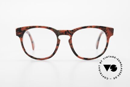 Alain Mikli 903 / 687 Patterned 80's Panto Glasses, classic 'panto'-design with an interesting pattern, Made for Men and Women