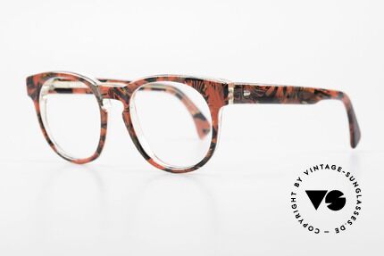 Alain Mikli 903 / 687 Patterned 80's Panto Glasses, inspired by the 1960's 'Tart Optical Arnel' frames, Made for Men and Women