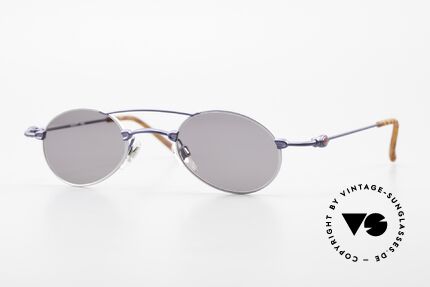 Bugatti 10864 Oval Vintage Sunglasses Men, wispy & leightweight designer sunglasses by Bugatti, Made for Men