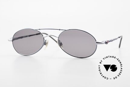 Bugatti 09953 Leaf Spring Temples and Bridge, classic Bugatti sunglasses from app. 1995/96, Made for Men