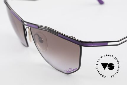 Paloma Picasso 1478 Rare 1990's Ladies Sunglasses, fancy gimmick: the case can be used as wallet, too, Made for Women