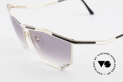 Paloma Picasso 1478 No Retro Sunglasses 90's Rarity, fancy gimmick: the case can be used as wallet, too, Made for Women