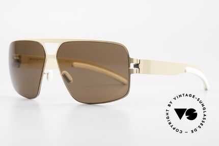 Mykita Tyrone 2011's Mykita Vintage Shades, Model No.1 Sun Tyrone Nude, brown solid, size 60/12, Made for Men