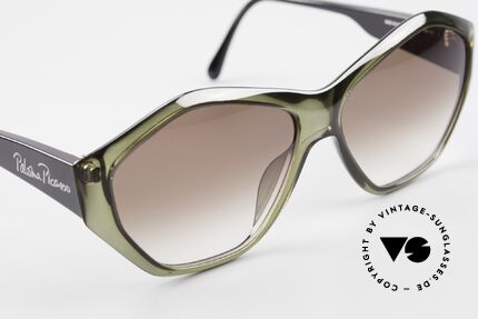 Paloma Picasso 1463 90's Optyl Ladies Sunglasses, fancy gimmick: the case can be used as wallet, too, Made for Women