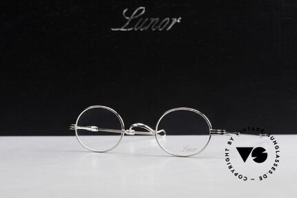 Lunor I 10 Telescopic Oval Eyeglasses Slide Temples, Size: small, Made for Men and Women