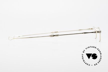 Lunor I 07 Telescopic Extendable Gold Plated Frame, Size: extra small, Made for Men and Women