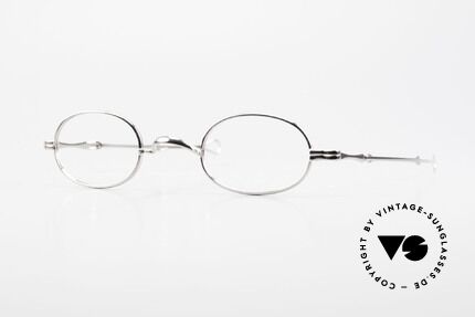 Lunor - Telescopic Extendable Oval Eyeglasses, Lunor: shortcut for French "Lunette d'Or" (gold glasses), Made for Men and Women