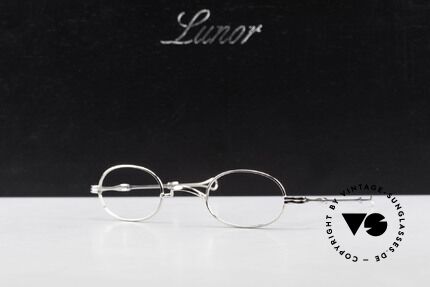 Lunor - Telescopic Extendable Oval Eyeglasses, Size: extra small, Made for Men and Women