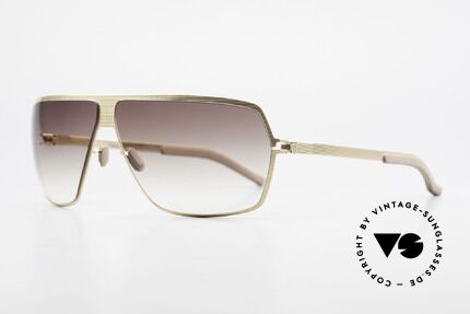 Mykita Rock Vintage No 1 Collection 2009, Mod. No.1 Rock Goldline, brown-gradient, L size 67/09, Made for Men