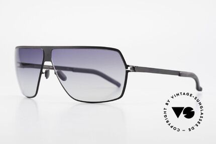 Mykita Rock No1 Men's Sunglasses 2009, Model No.1 Rock Black, black-gradient, in L size 67/09, Made for Men